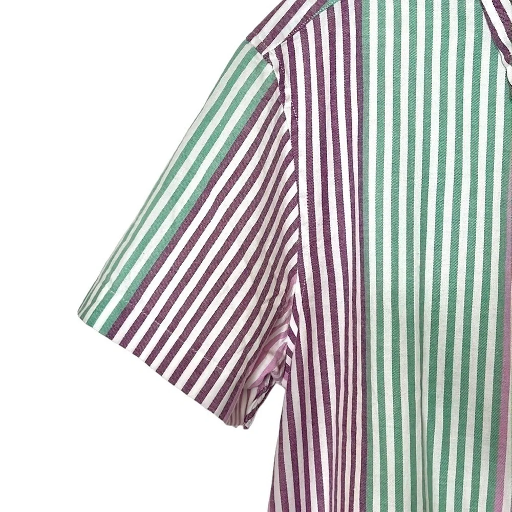 J. Crew Mens The Broken-In Oxford Short Sleeve Button Down Shirt Size Medium NWT